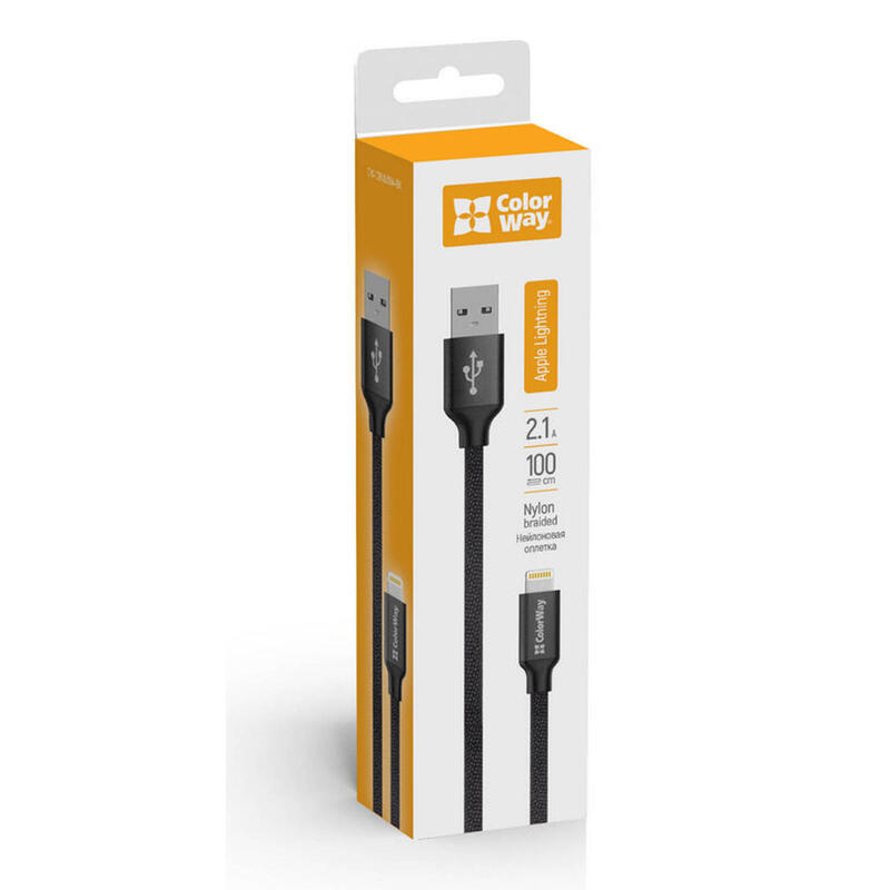 Colorway data cable apple lightning charging cable 1m