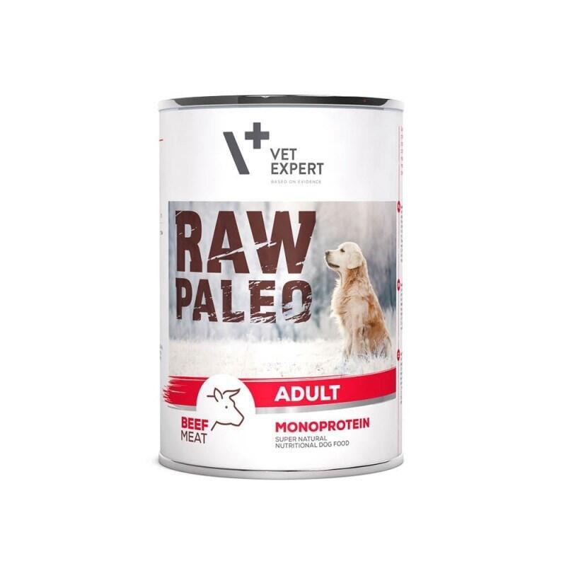 Comida hÚmeda para cachorros raw paleo adult monoprotein beef 400 g