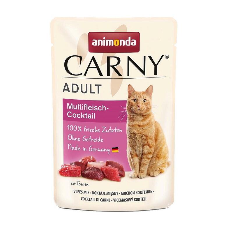 Comida hÚmeda para gatos animonda carny adult meat cocktail  85g