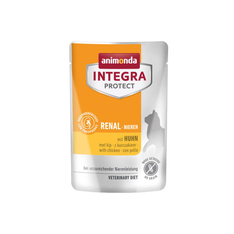 Comida hÚmeda para gatos animonda integra protect renal nieren con pollo  85 g