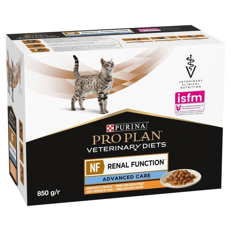 Comida húmeda para gatos purina pro plan veterinary diets nf advanced care renal function 10 x 85 g