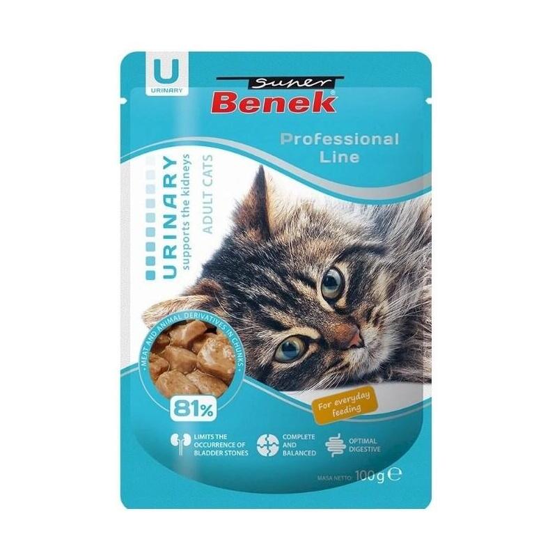 Comida hÚmeda para gatos super benek urinary  100g