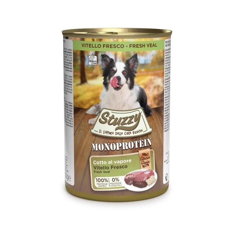 Comida húmeda para perros  stuzzy monoprotein ternera  400 g