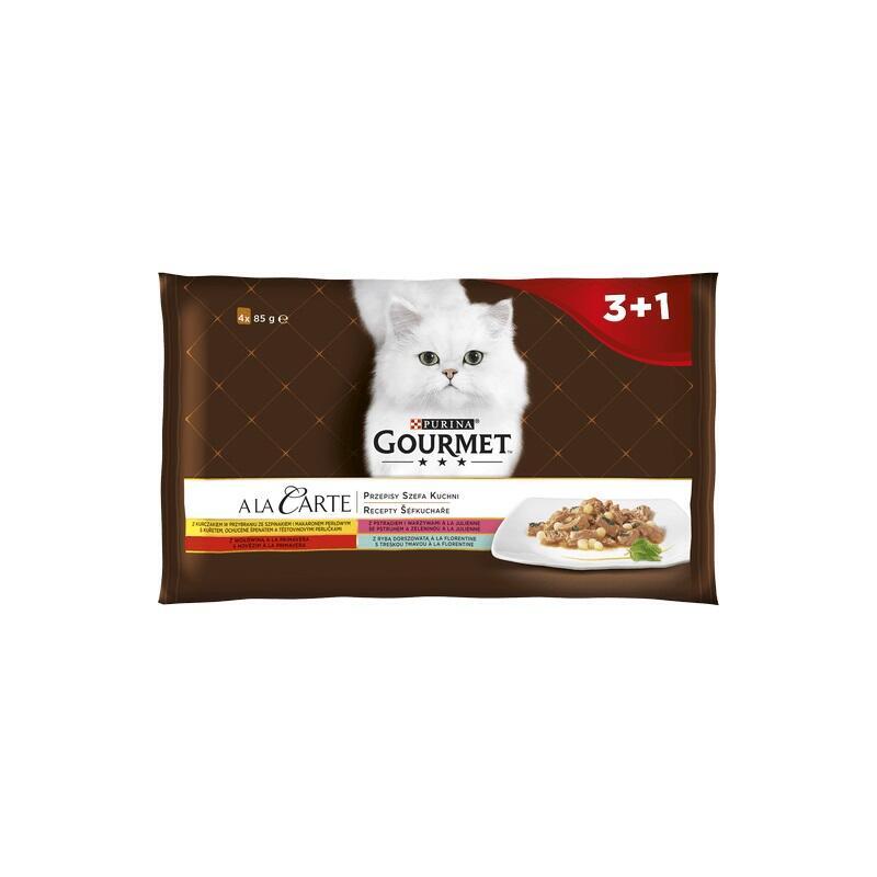 Comida para gato gourmet a la carte mp 4x85g
