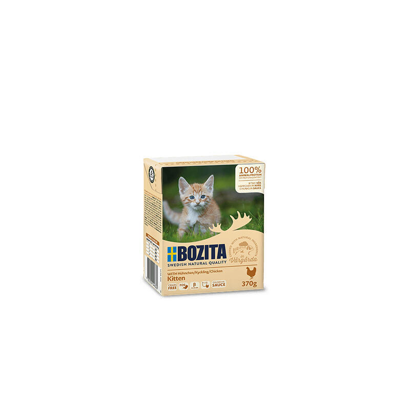Comida para gatos bozita chunks in sauce with chicken 370g