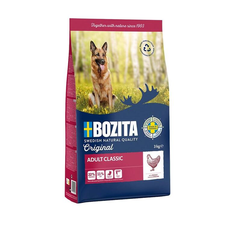 Comida para perros bozita original adult classic –  3kg