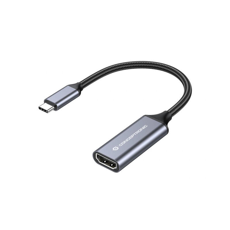 Conceptronic adaptador usb-c – hdmi 4k60hz 0.18m sw