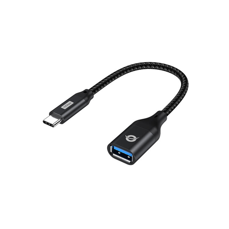 Conceptronic adaptador usb-c – usb-a 3.0 otg 10gb s negro