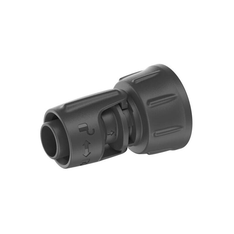 Conexión grifo gardena micro-drip-system 13mm (1/2″)  g 3/4″, conector grifo (gris oscuro, modelo 2023)