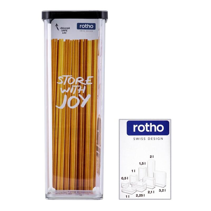 Contenedor cuadrado rotho 2,0l loft