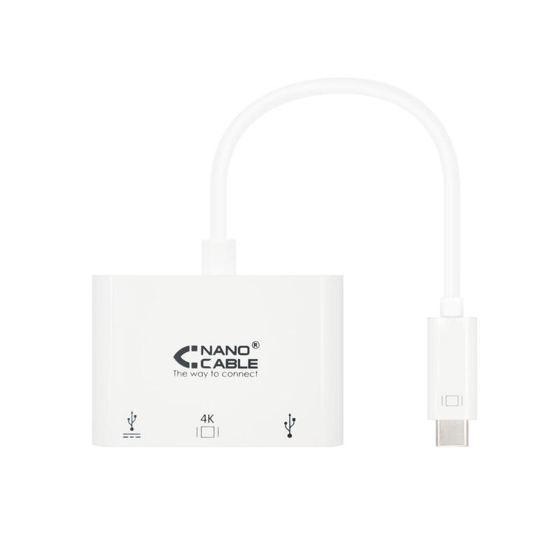 Conversor usb-c a hdmi/usb/usb-c, 3 en 1, 15 cm