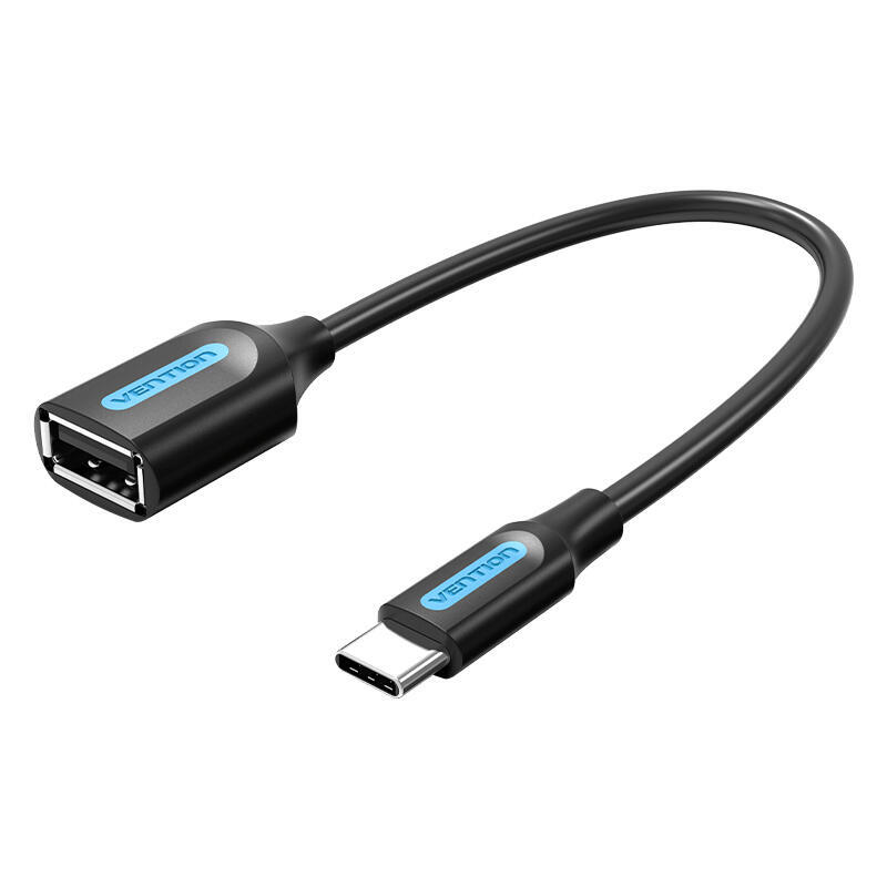 Conversor vention ccsbb usb tipo-c macho usb hembra 15cm negro