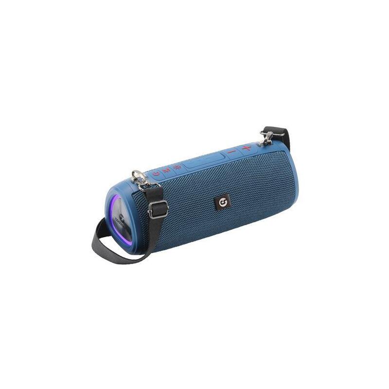 Coolsound altavoz bluetooth disco boom 16w – asa de transporte – efectos luces led – color azul