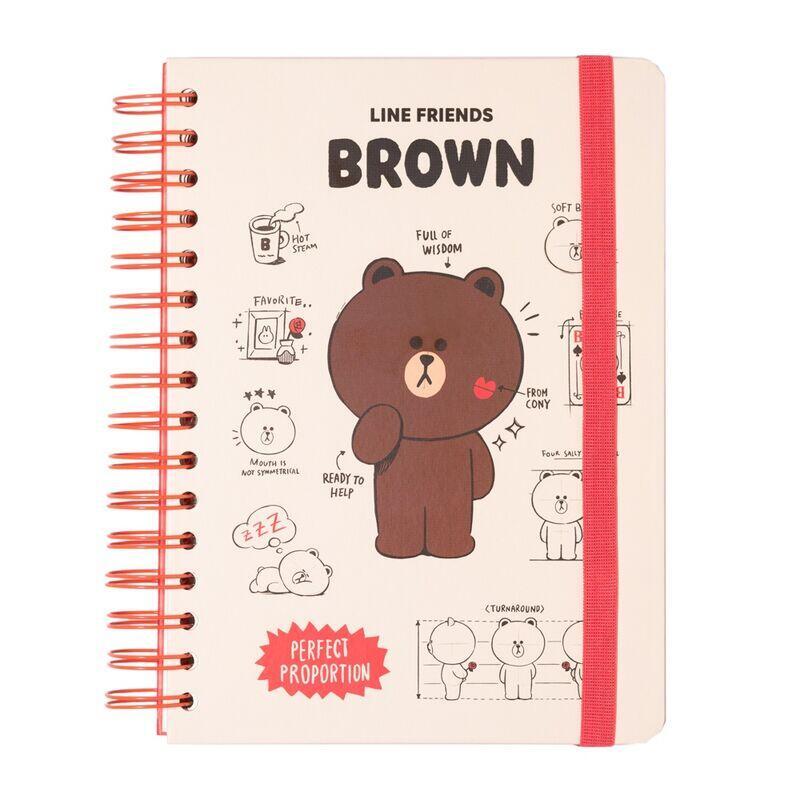 Cuaderno a5 line friends