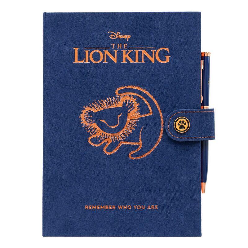 Cuaderno a5 premium + boligrafo el rey leon disney