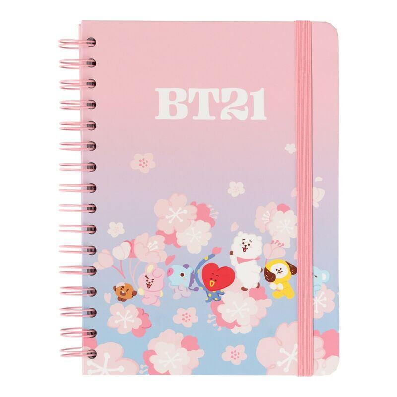 Cuaderno a5 sakura bt21
