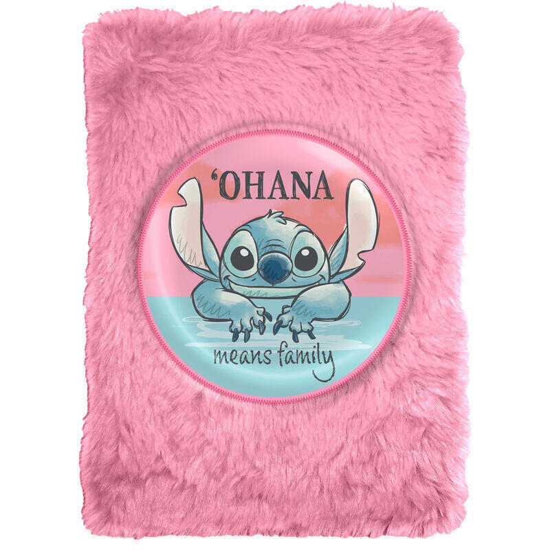 Cuaderno peluche stitch disney