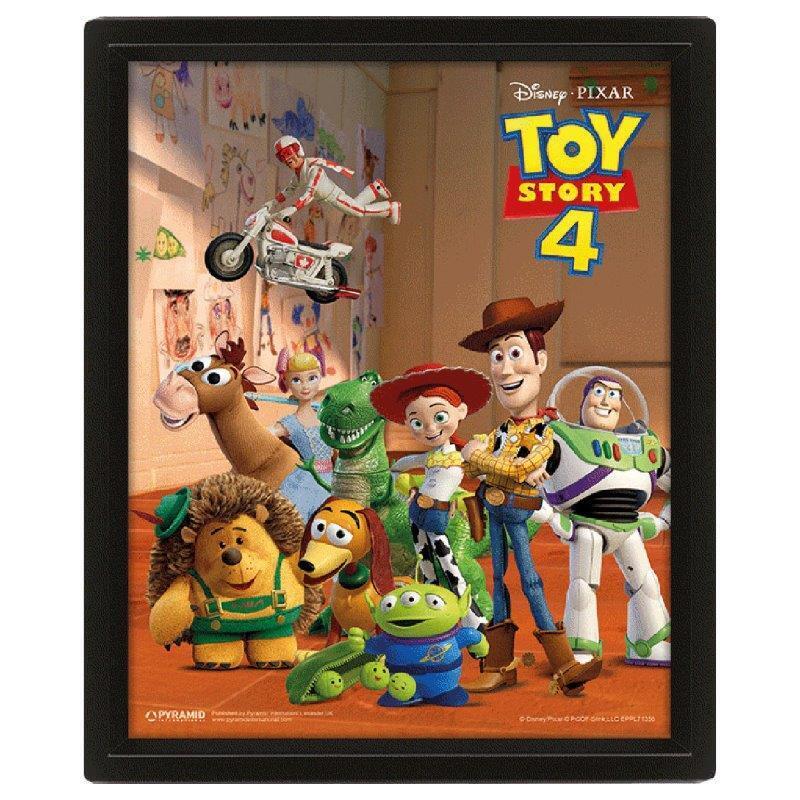 Cuadro 3d toy story 4