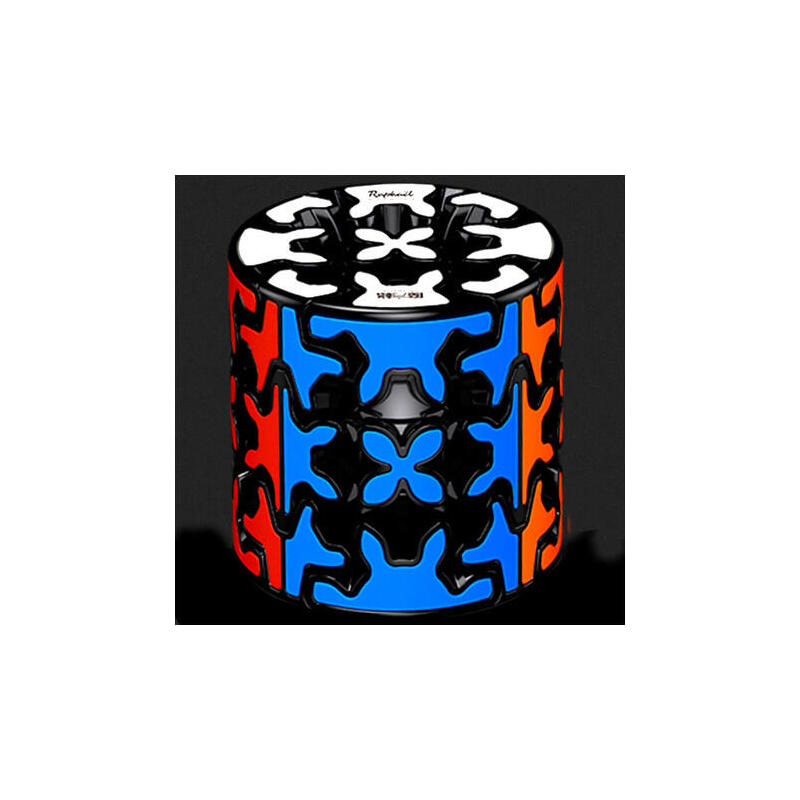 Cubo de rubik qiyi gear barrel 3×3 bordes negros