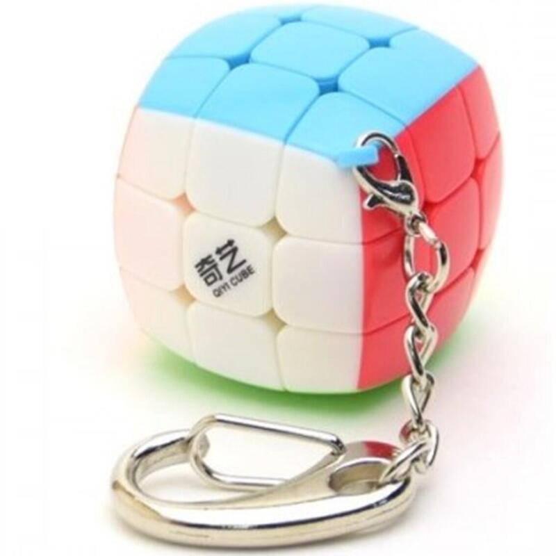 Cubo de rubik qiyi mini 3.5cm llavero 3×3 stickerless