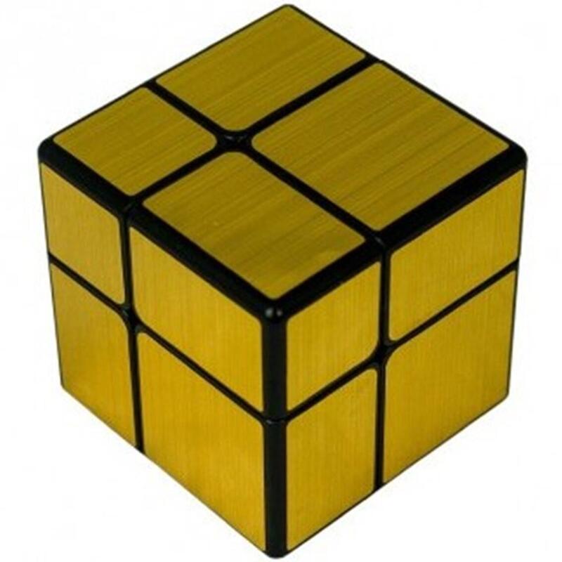 Cubo de rubik qiyi mirror 2×2 oro.