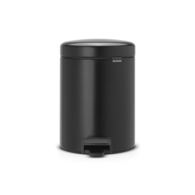 Cubo pedal brabantia newicon 5,0 l negro mate