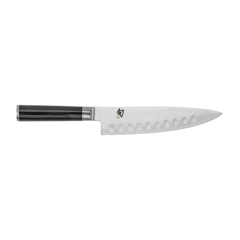 Cuchillo de cocina kai shun filo alveolar, 20 cm