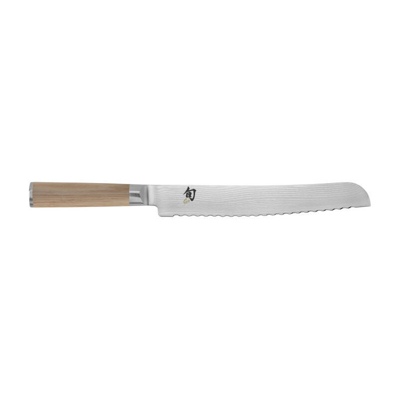 Cuchillo pan blanco kai shun 23 cm