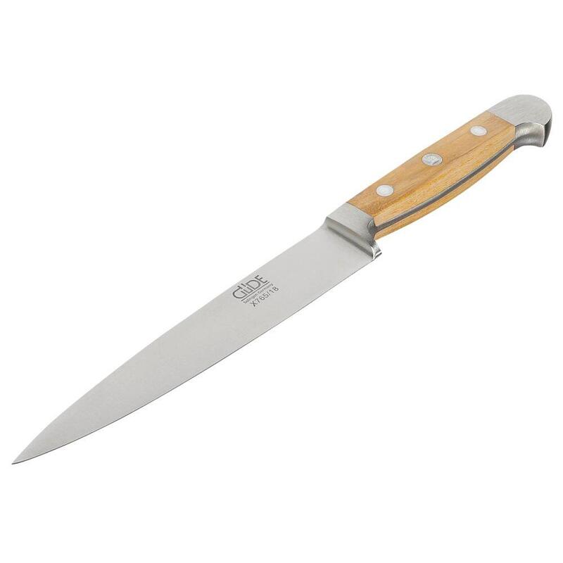 Cuchillo para filetear gde alpha 16 cm madera de olivo
