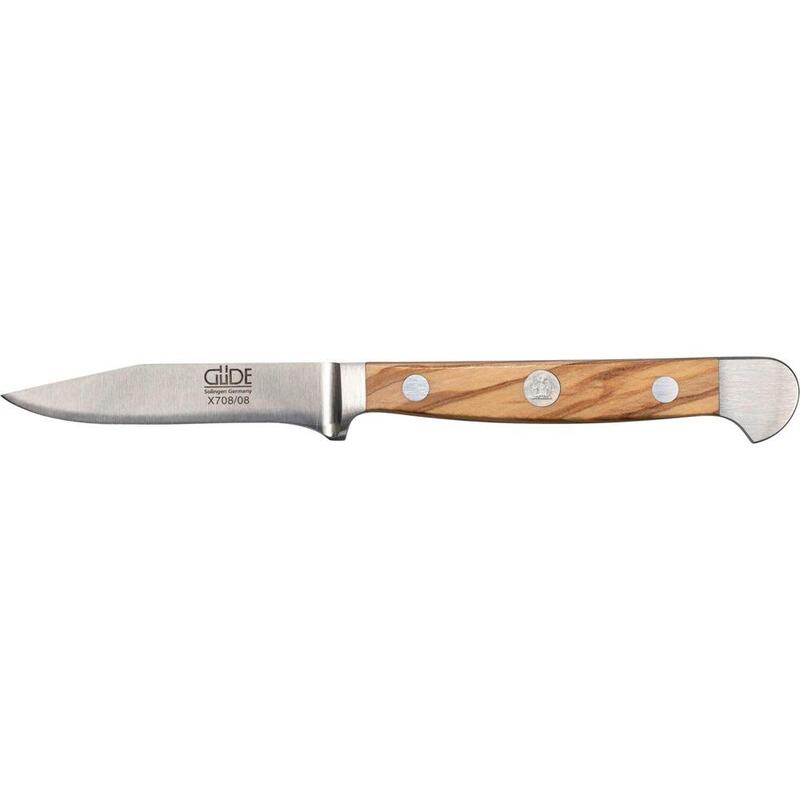 Cuchillo para verduras gÜde alpha 8 cm madera de olivo