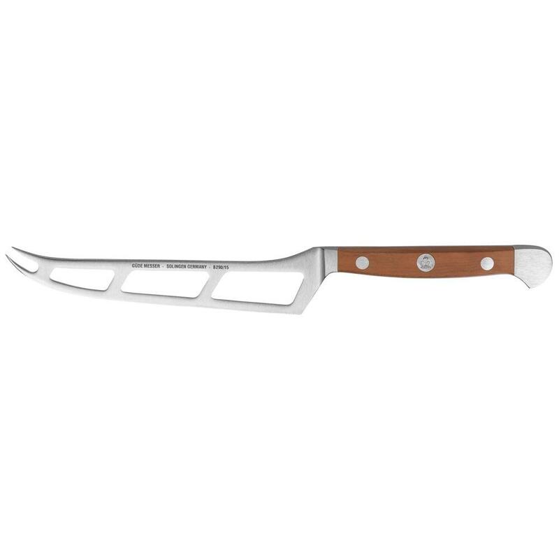 Cuchillo quesero gÜde alpha 15 cm madera de peral