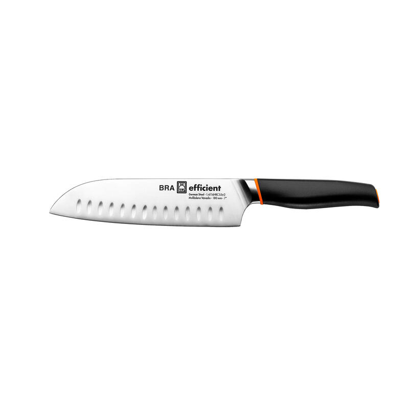 Cuchillo santoku bra efficient a198004 hoja 180mm acero inoxidable