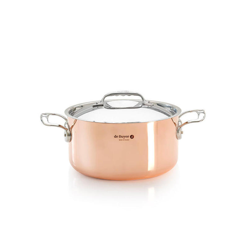 De buyer prima matera saucepot copper/steel 20 cm induction
