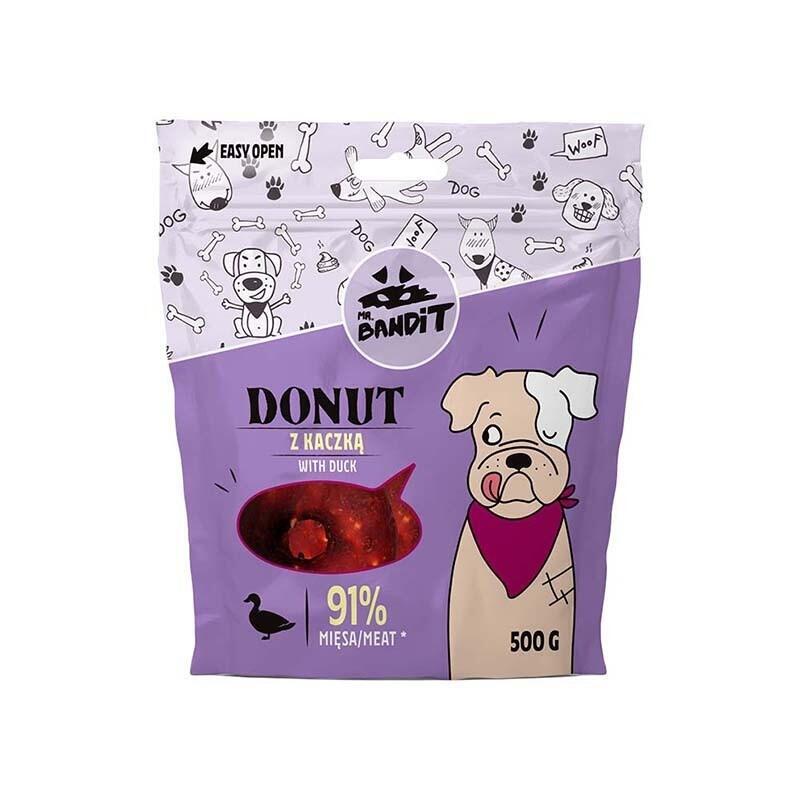 Delicia para perros seÑor. bandit donut con pato  500 g