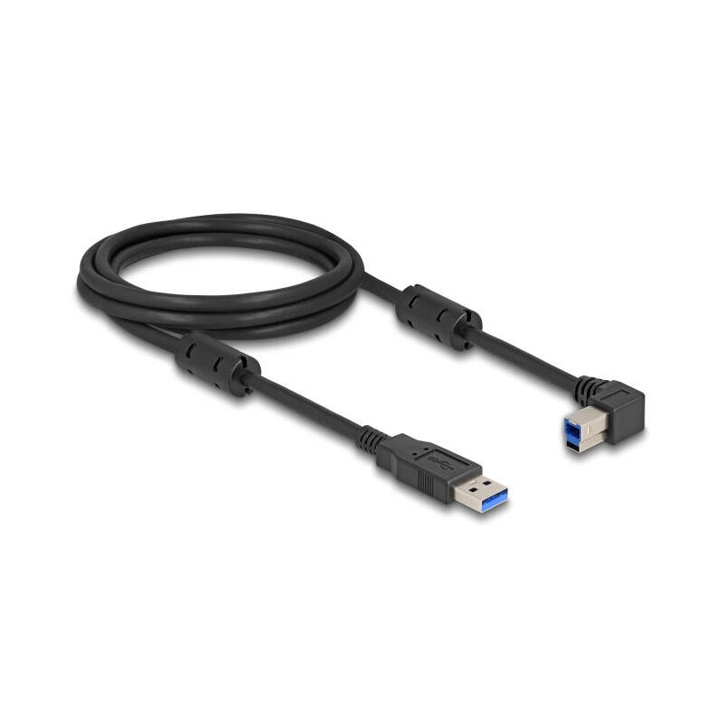 Delock 81101 cable usb 5 gbps tipo-a macho a tipo-b macho 90° acodado a la izquierda 2 m