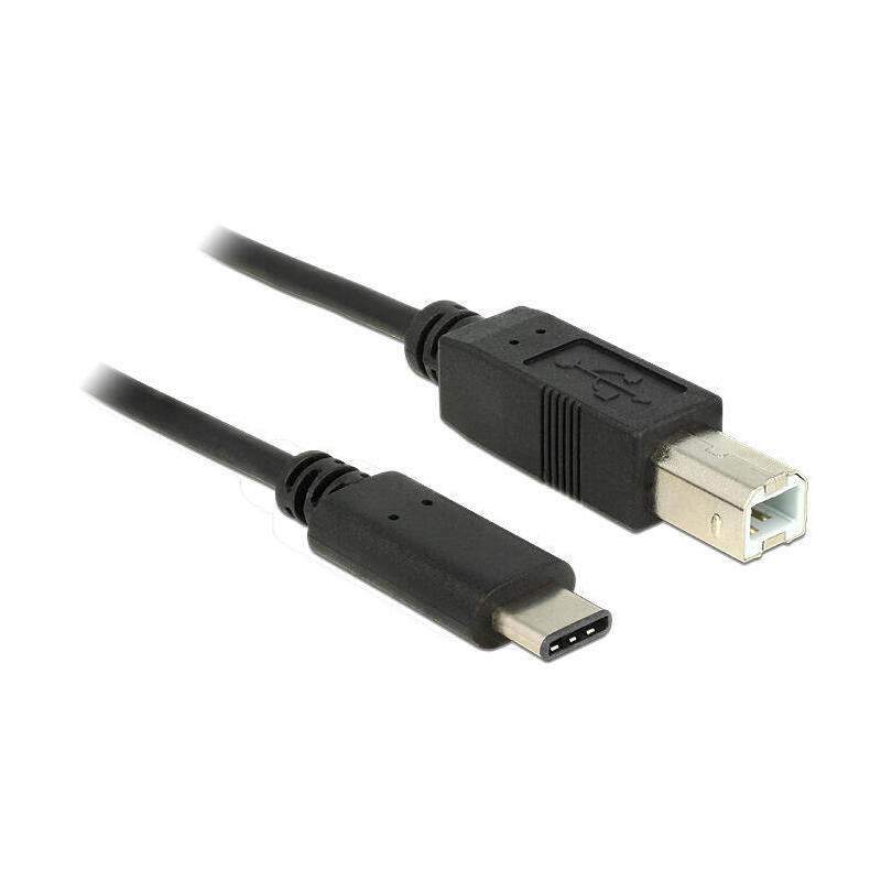 Delock 83601 cable usb 1 m 2.0 usb c usb b negro