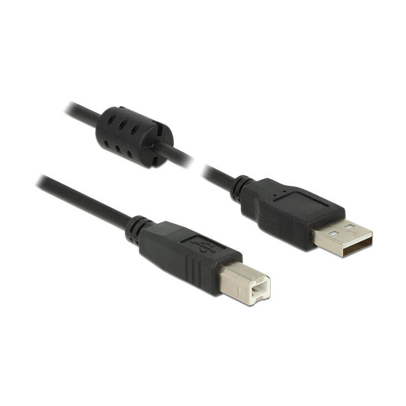 Delock 84894 cable usb 2.0 tipo-a macho  usb 2.0 tipo-b macho de 0,5 m negro