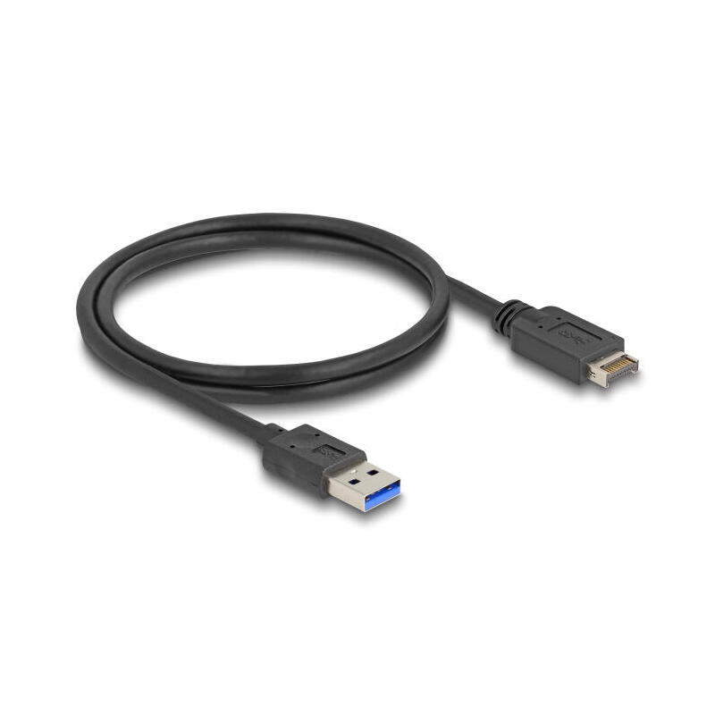 Delock 85411 cable usb 10 gbps key usb tipo-e a 20 pines macho a usb tipo-a macho 80 cm