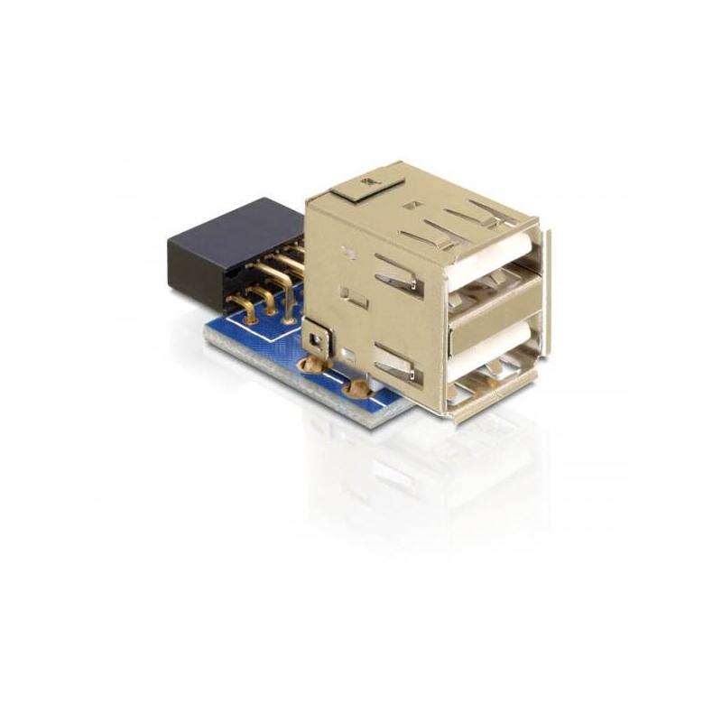 Delock adaptador de enchufe de cabecera de pin usb 41825