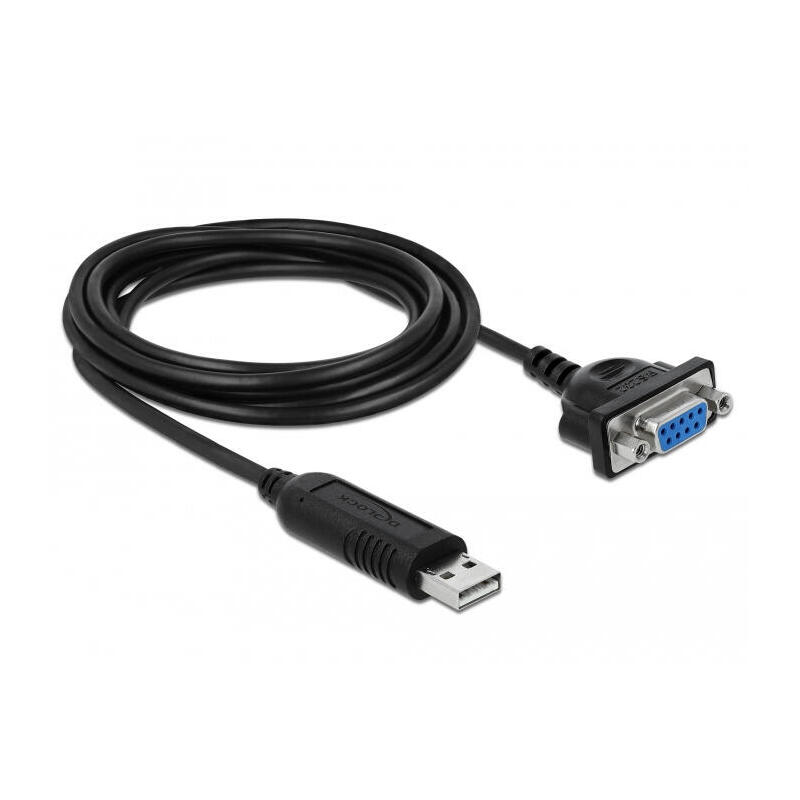 Delock adaptador usb 2.0 typ-a a 1 x seriell rs-232 db9
