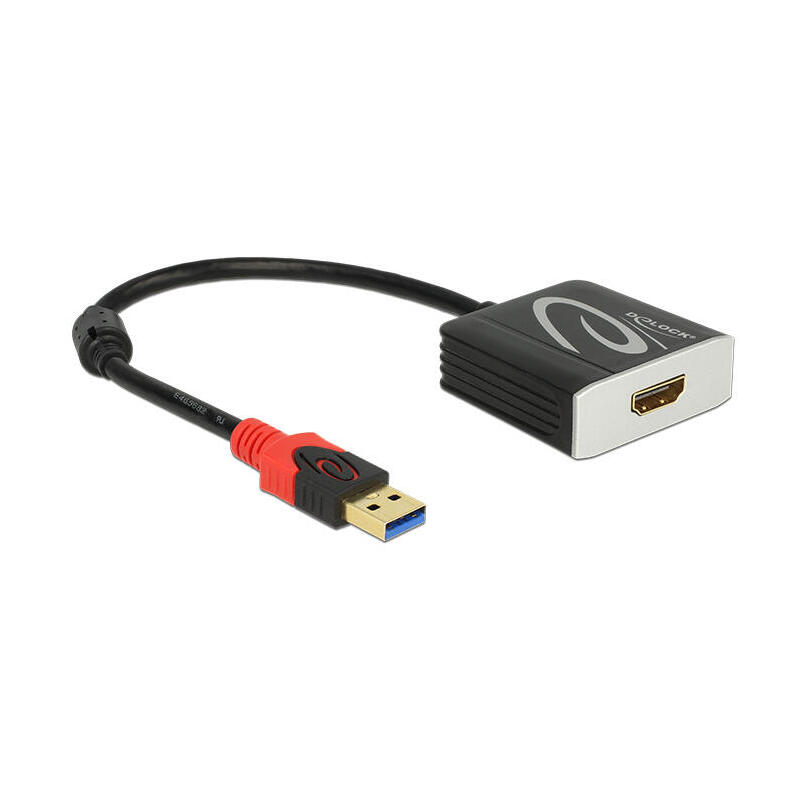 Delock adaptador usb 3.0 tipo-a macho/ hdmi hembra