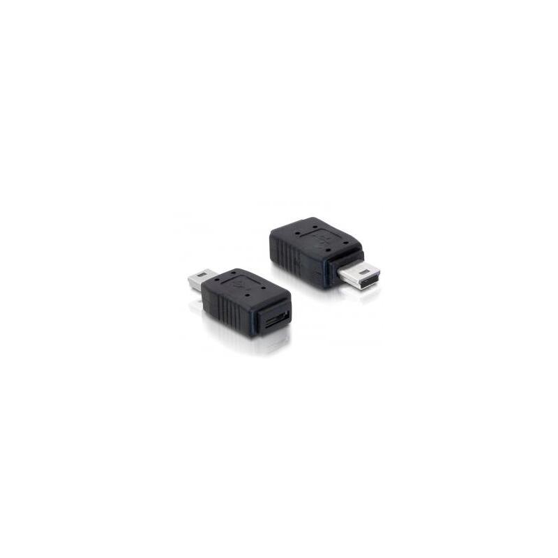 Delock adaptador usb mini macho  usb micro-a+b hembra