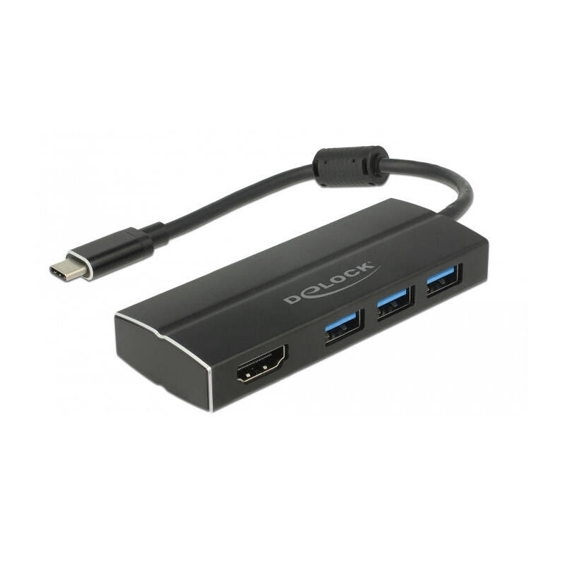 Delock adaptador usb tipo c 3.0 x usb tipo-a hdmi