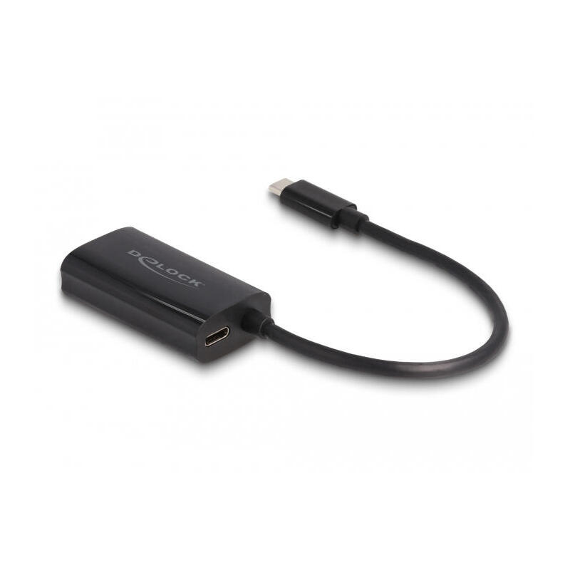 Delock adaptador usb type-c a gigabit lan con suministro de energÍa 100w