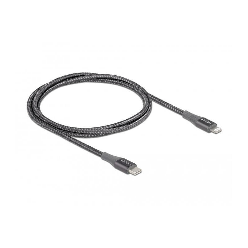 Delock cable datos y carga  usb tipo-c a lightning™ para apple 1 m mfi