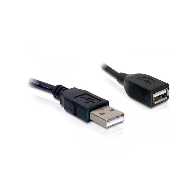 Delock cable de extensiÓn usb 2.0 aa 15 cm macho / hembra
