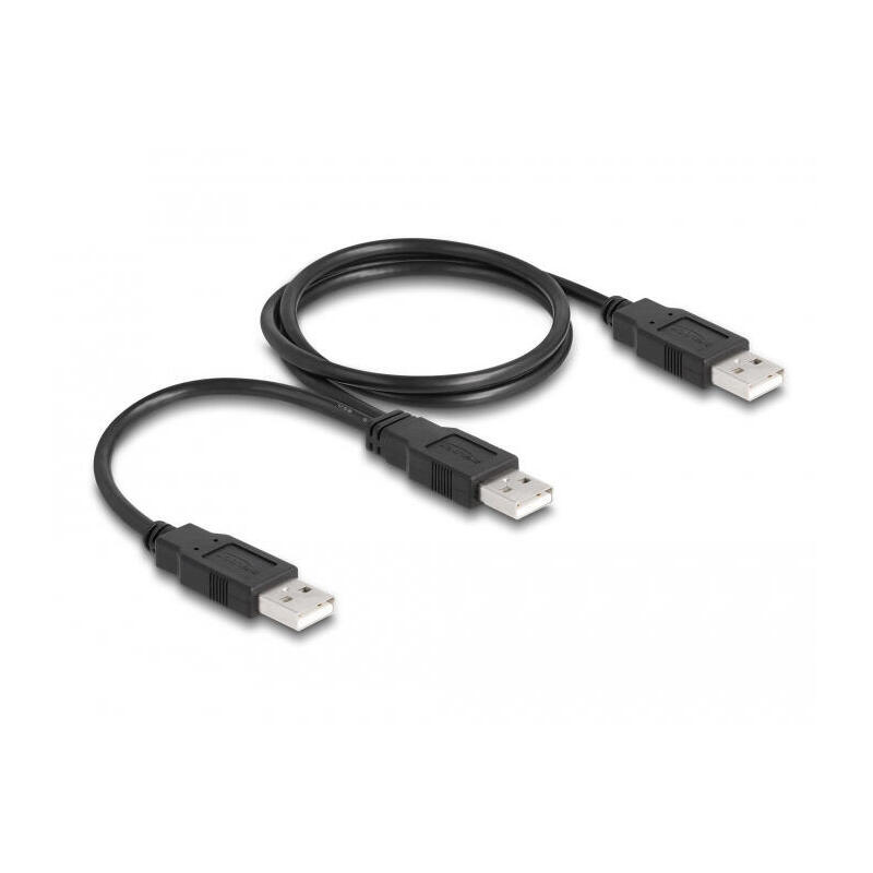 Delock cable usb 2.0 tipo-a a 2 x tipo-a 70 cm