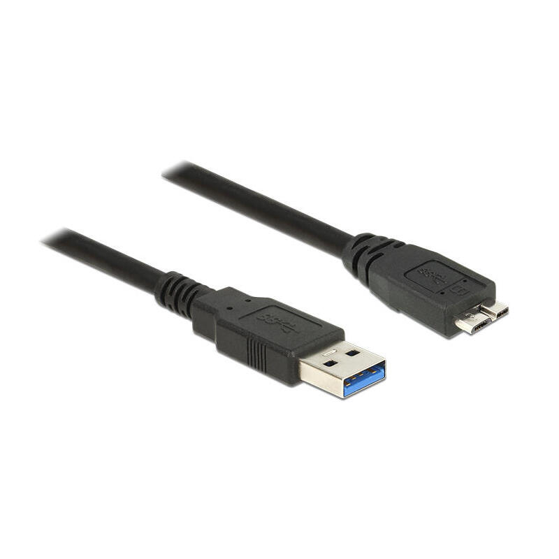 Delock cable usb 3.0 a macho  usb 3.0 micro-b macho 2 m