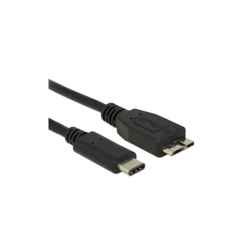 Delock cable usb 3.1, gen2 usb-type-c  usb micro-b 0,5 m negro