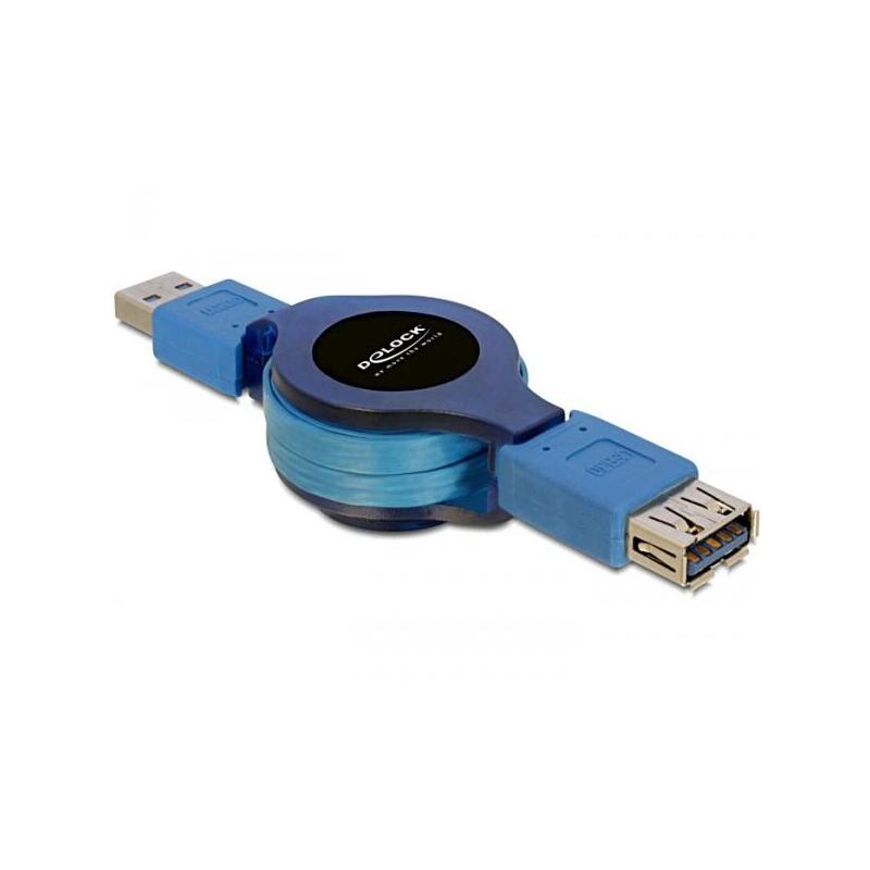 Delock cable usb a – a m/h 3.0 retractil 1.00m
